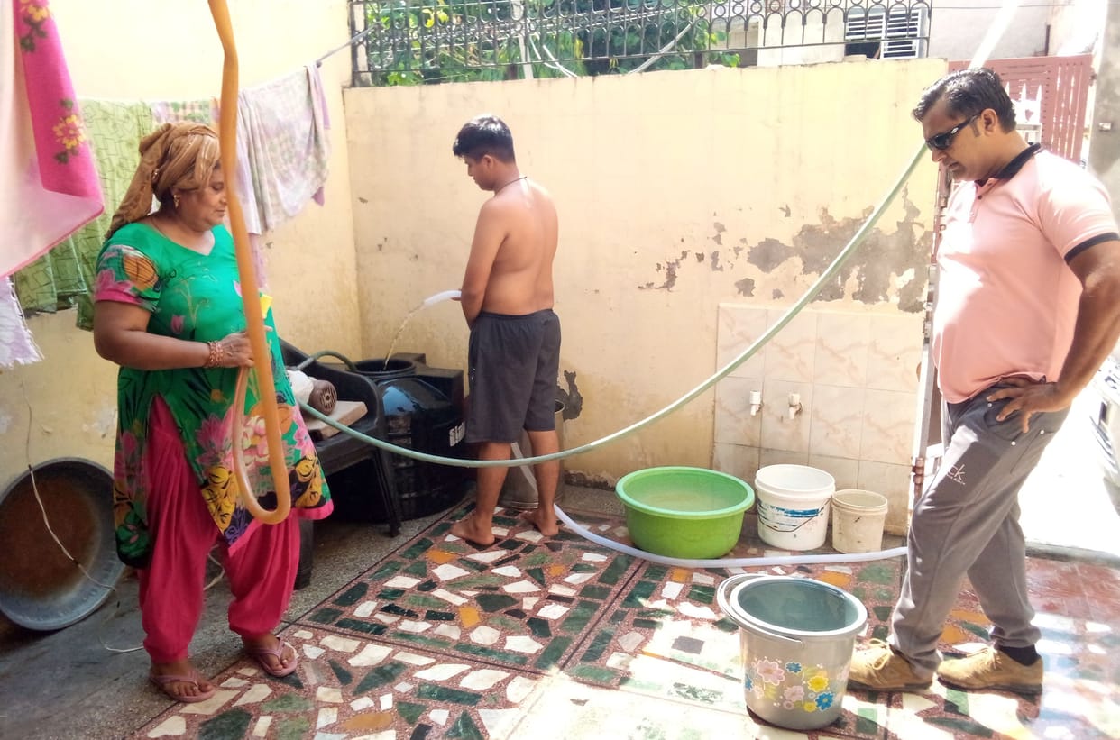 Drinking water crisis in half the city for 11 days, one and a half lakh population worried