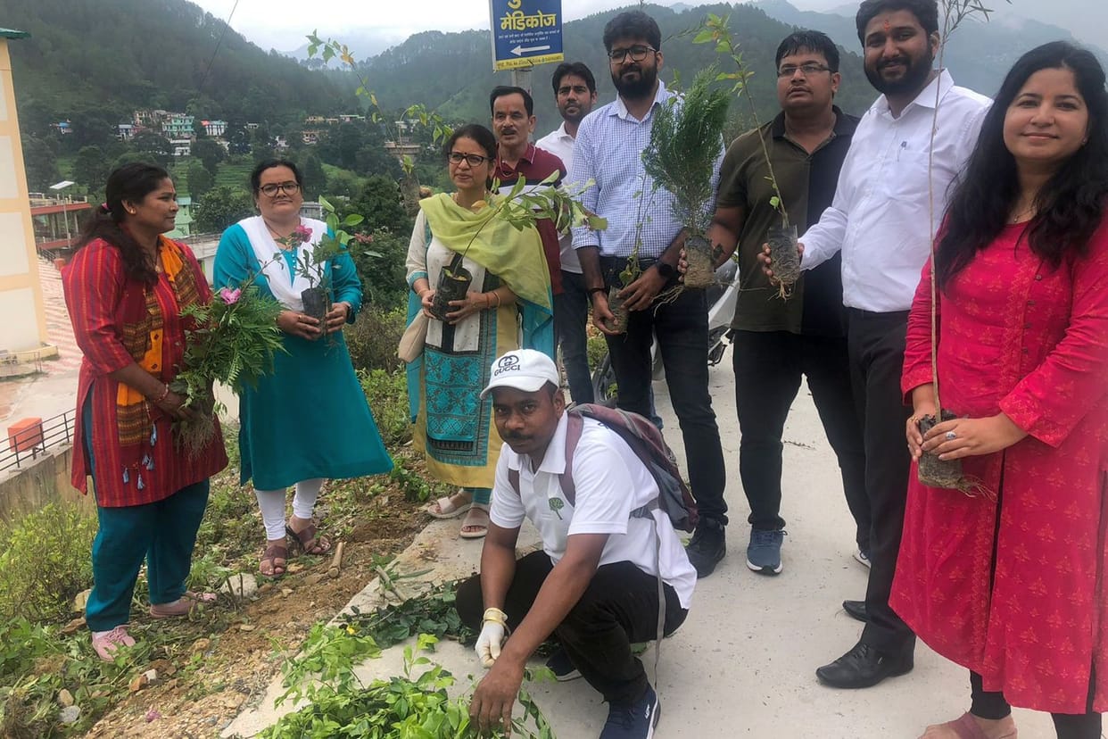 Plantation in Pithauragarh