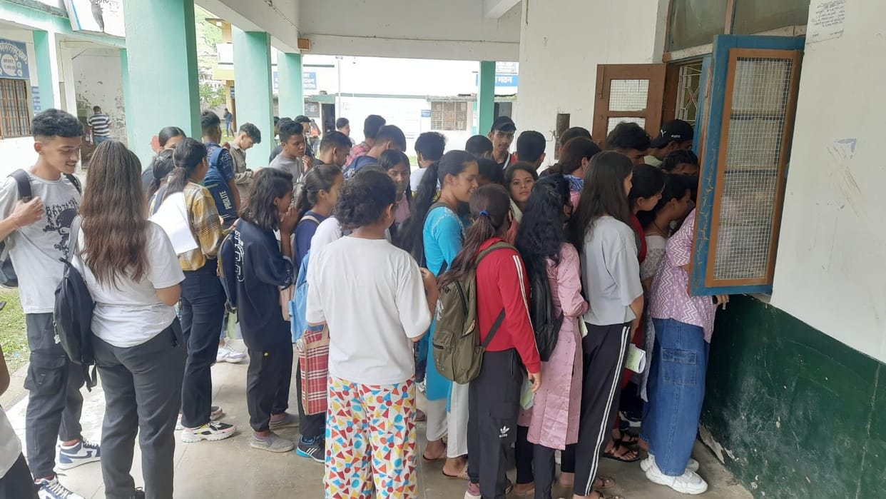 Identity cards made of 550 students in degree college