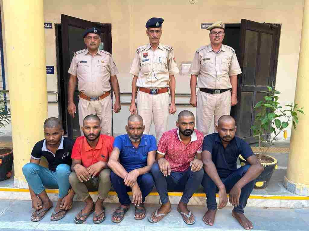 5 henchmen of interstate gang of thieves arrested, confessed to theft in 55 houses of Bhiwani