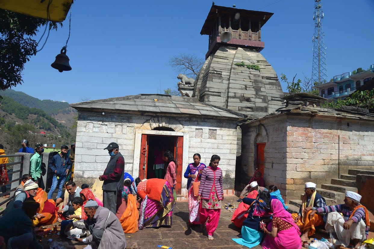 Worship For Sawan in Thal Temple