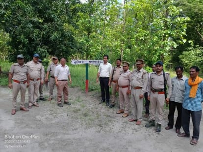 Patrolling with forest officers of Uttarakhand tested the safety of wildlife