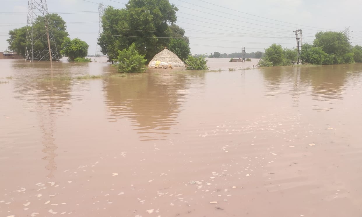 Flood water entered two more villages of Fatehabad, 130 villages affected so far