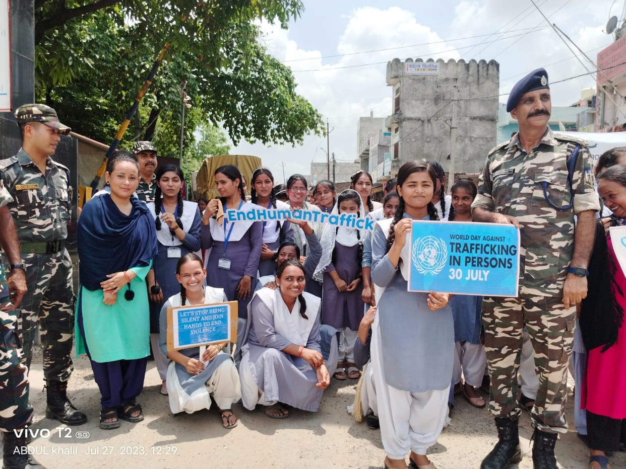 School children took out awareness rally