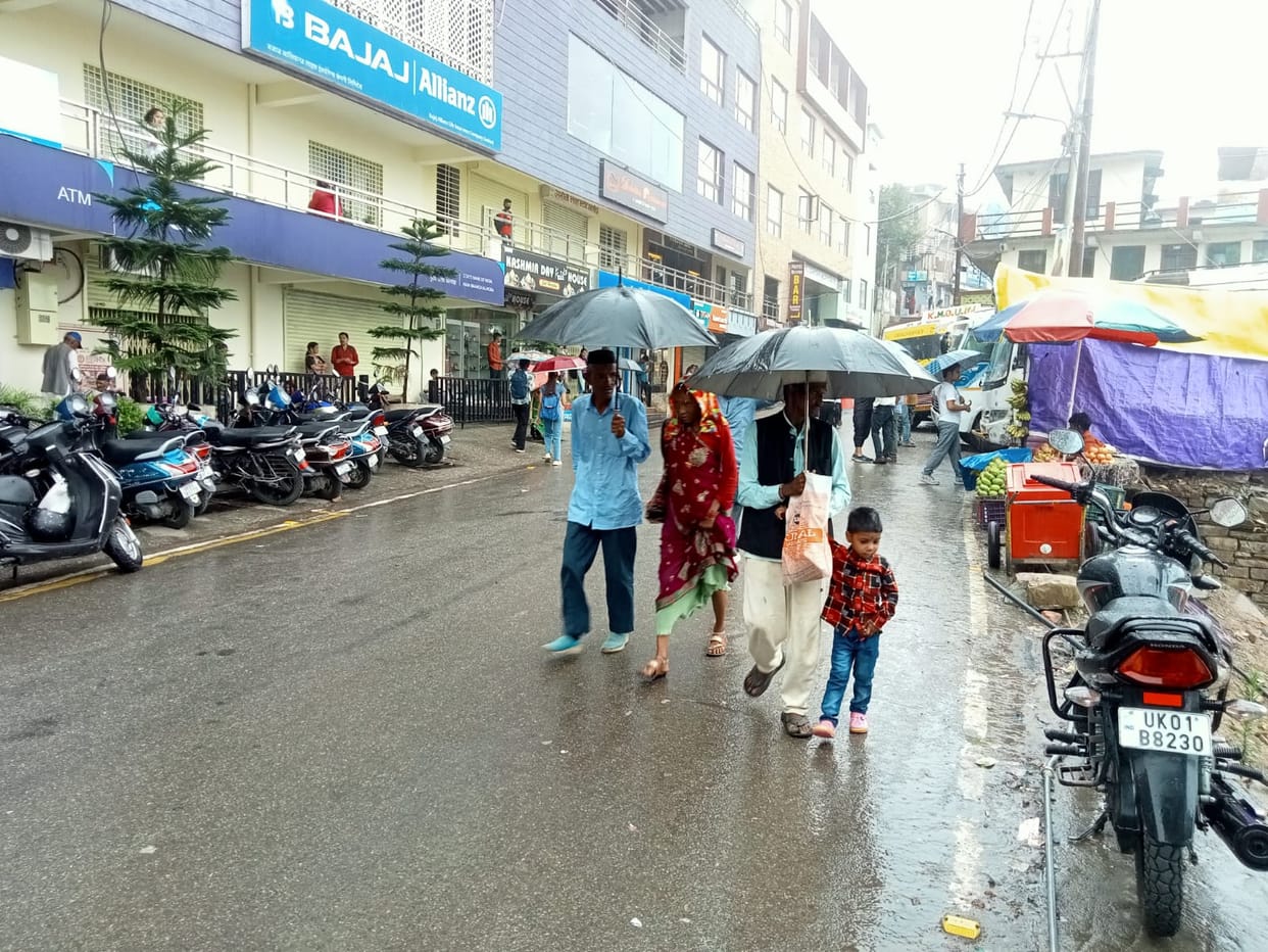 Rain And Landslide in Almora
