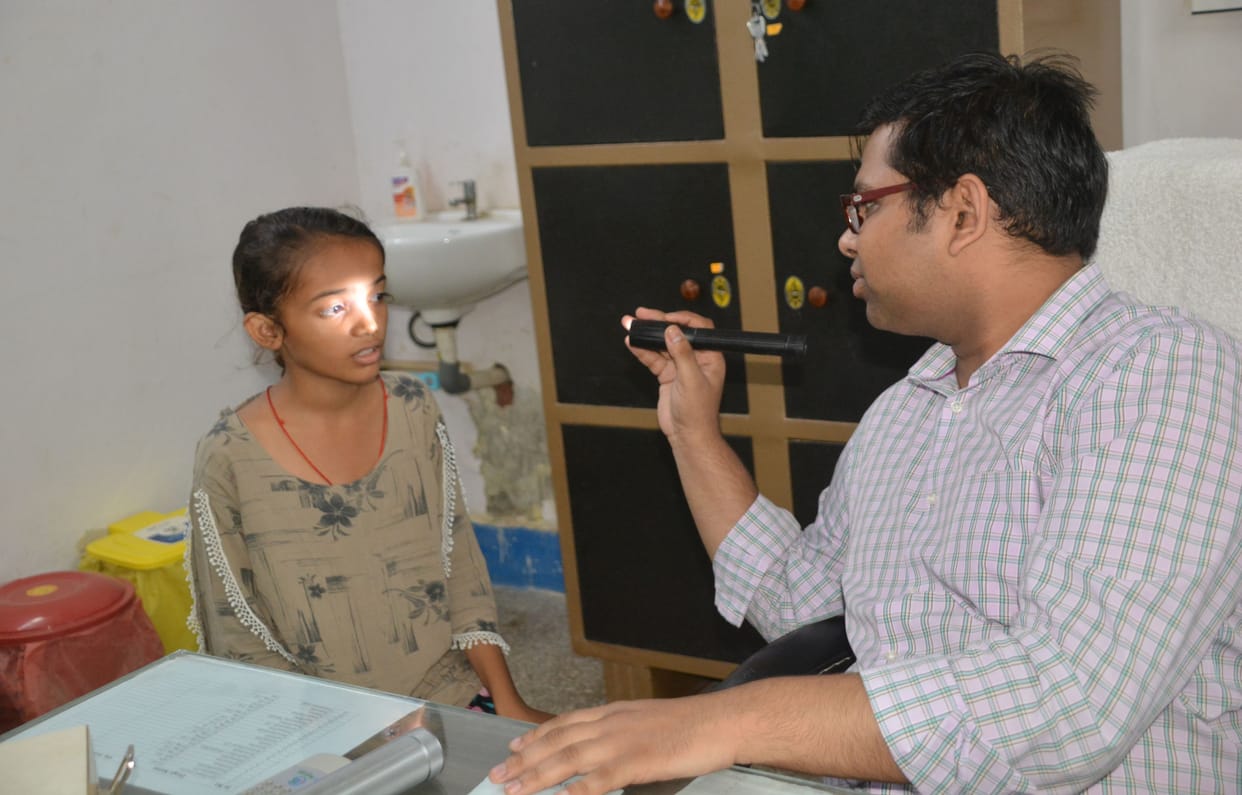 Most children are becoming victims of eye flu
