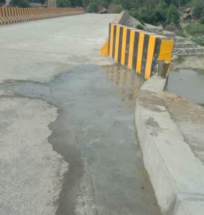 Repaired the damaged bridge and gave a clean chit to the contractor