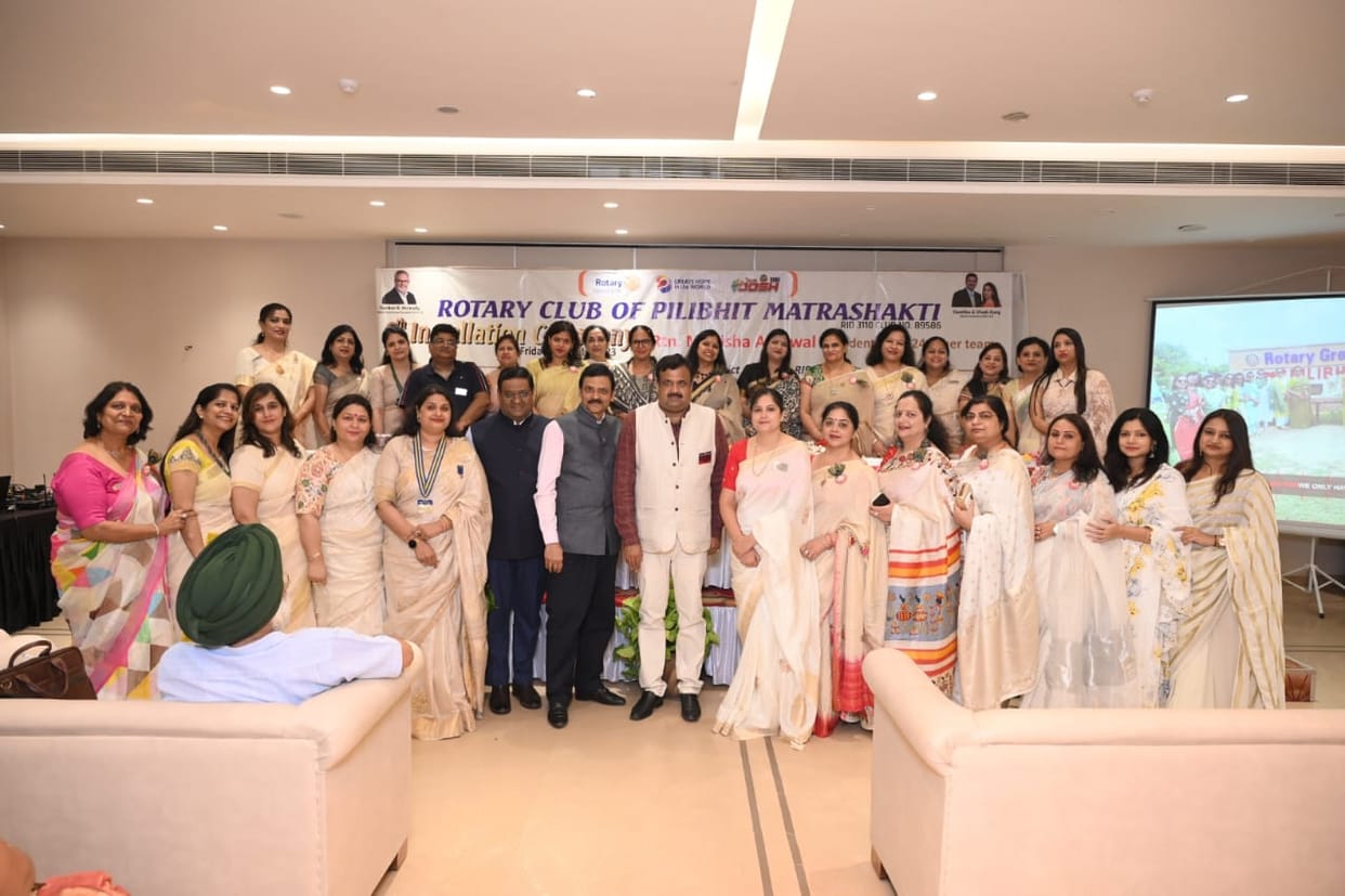 Manisha president of Rotary Matri Shakti, Rosie became secretary