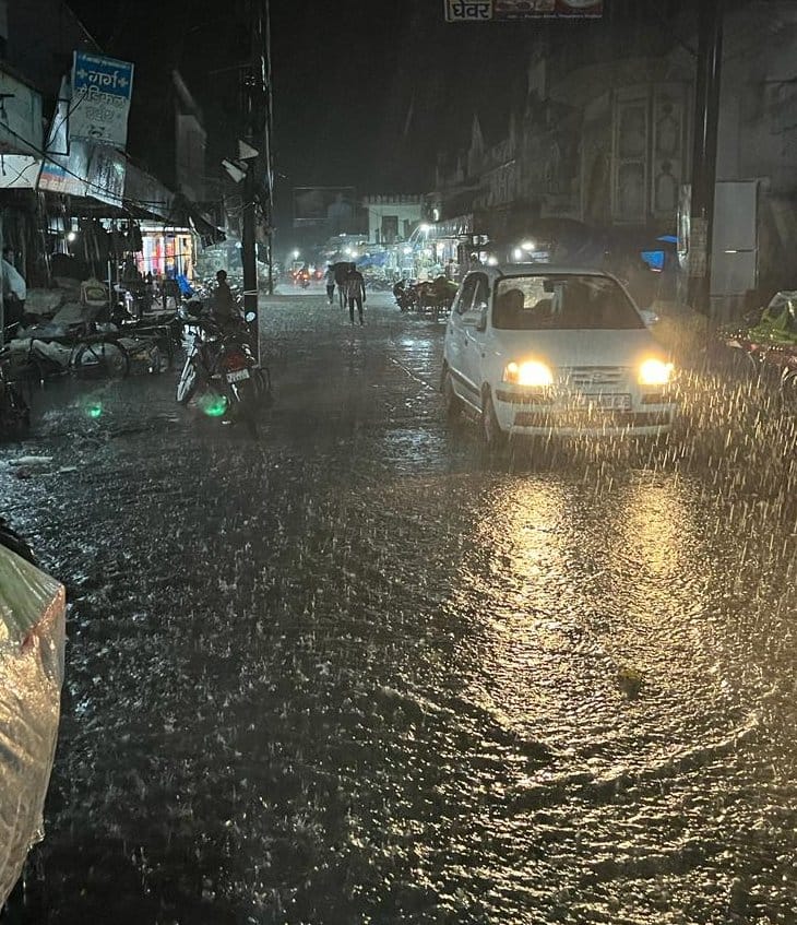 Jhajjam rain brought relief from the heat, problems due to waterlogging