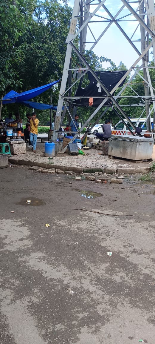 Fire in high voltage wire near Gate-2 of GMCH-32