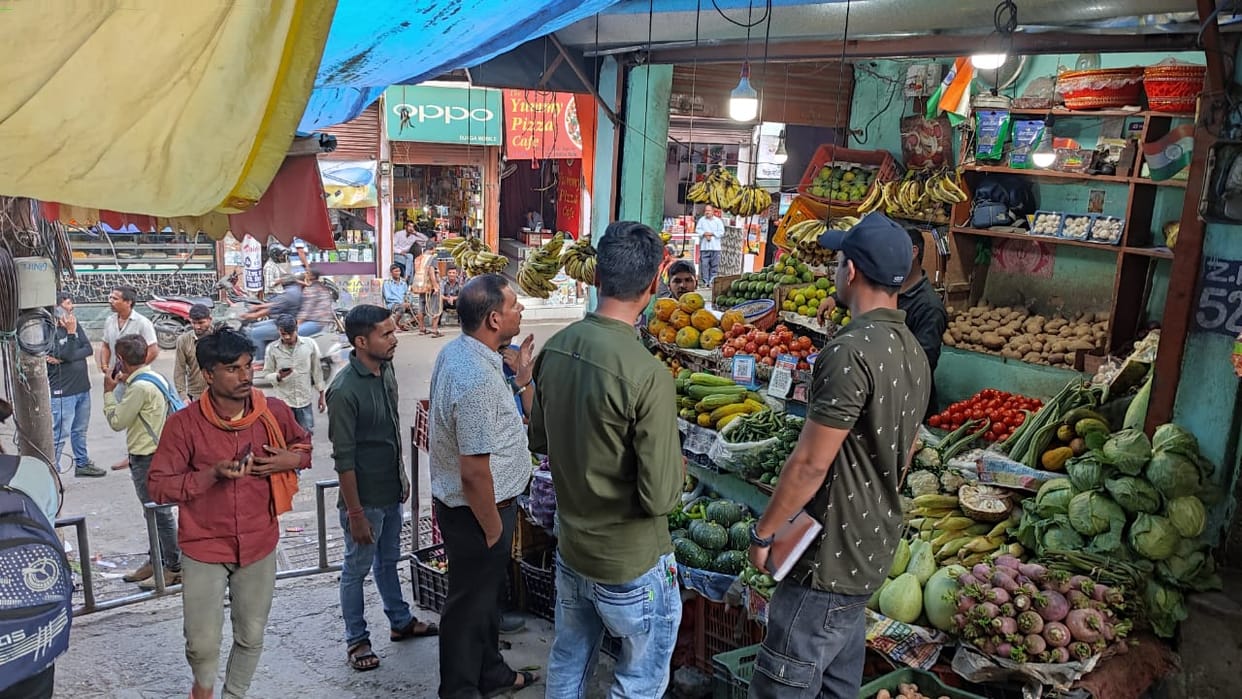 Rate list will be pasted in vegetable shops
