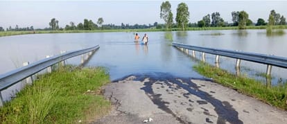 When the water level decreased, erosion caught hold
