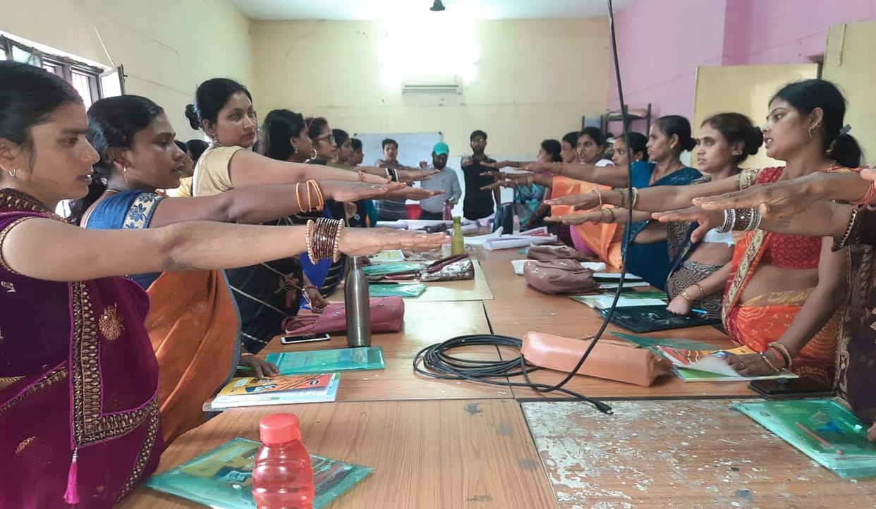administered an oath to protect against filariasis