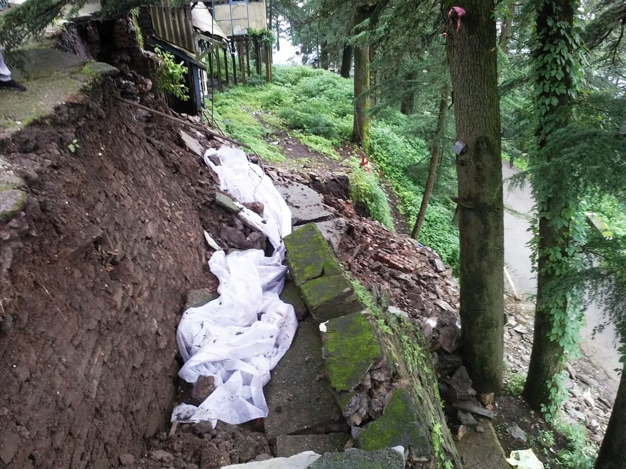 Landslide from hill near Datyar,

There was no movement from Pauna Ghanta Highway