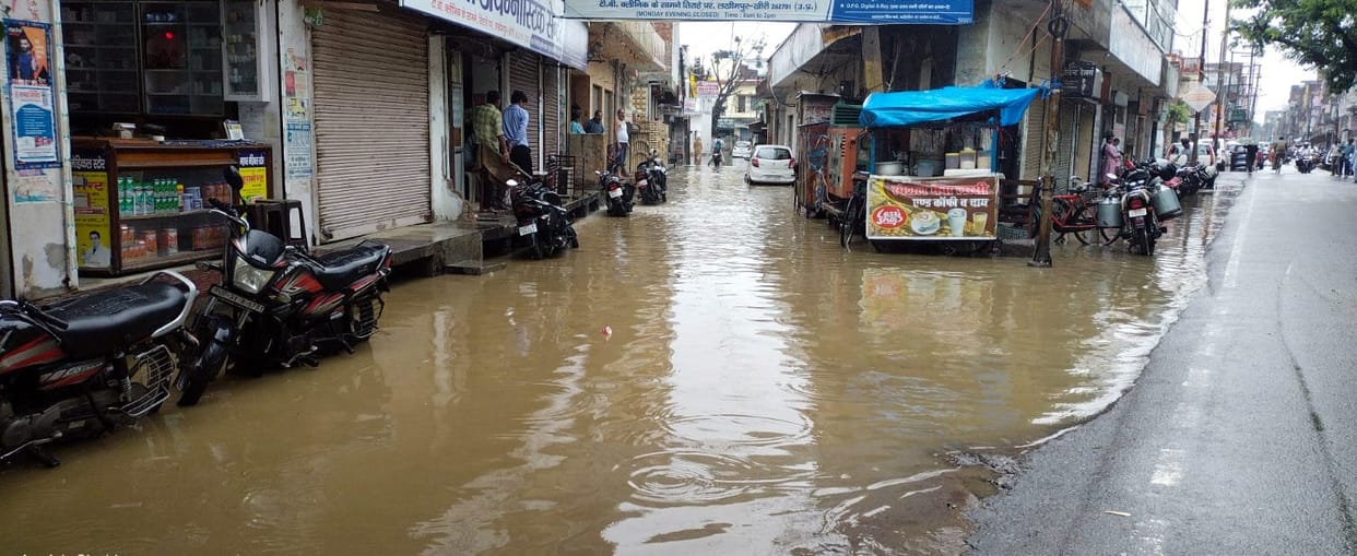 Relief from heat due to rain, waterlogging became a problem
