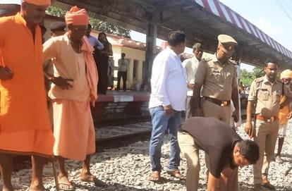 Old woman dies after being hit by a train