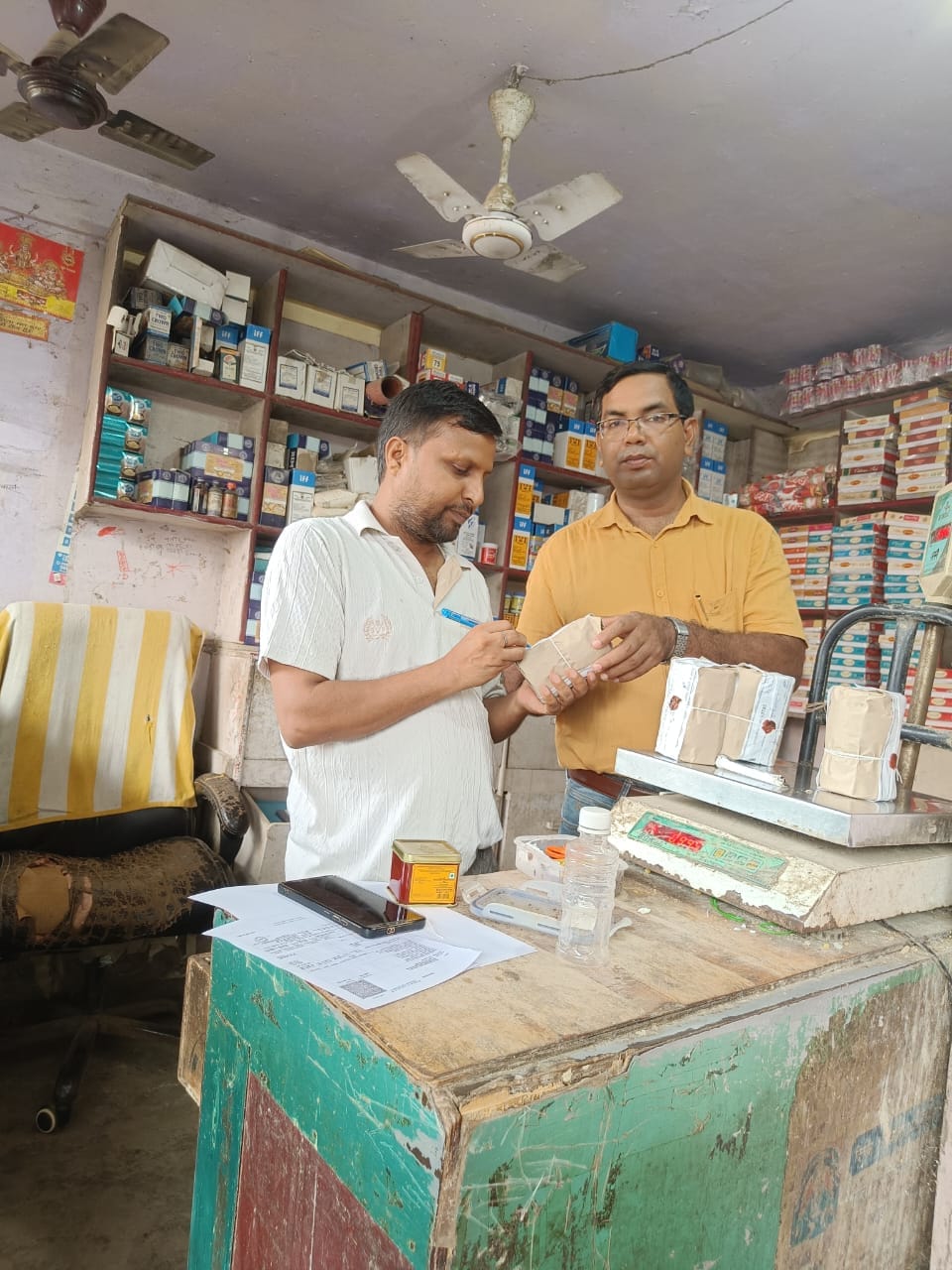 Paneer sample taken in Dumariaganj,