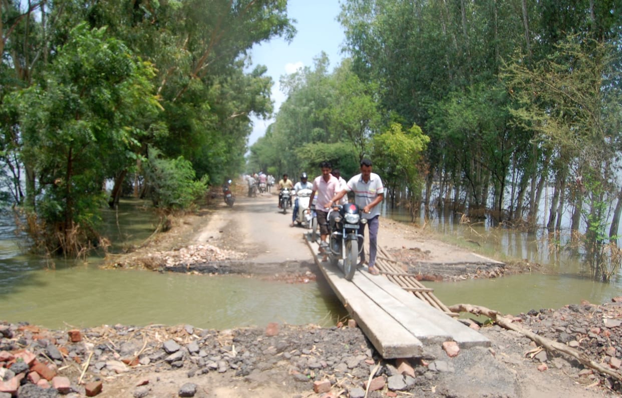 Flood stopped the path of education, education of 300 students interrupted for 12 days