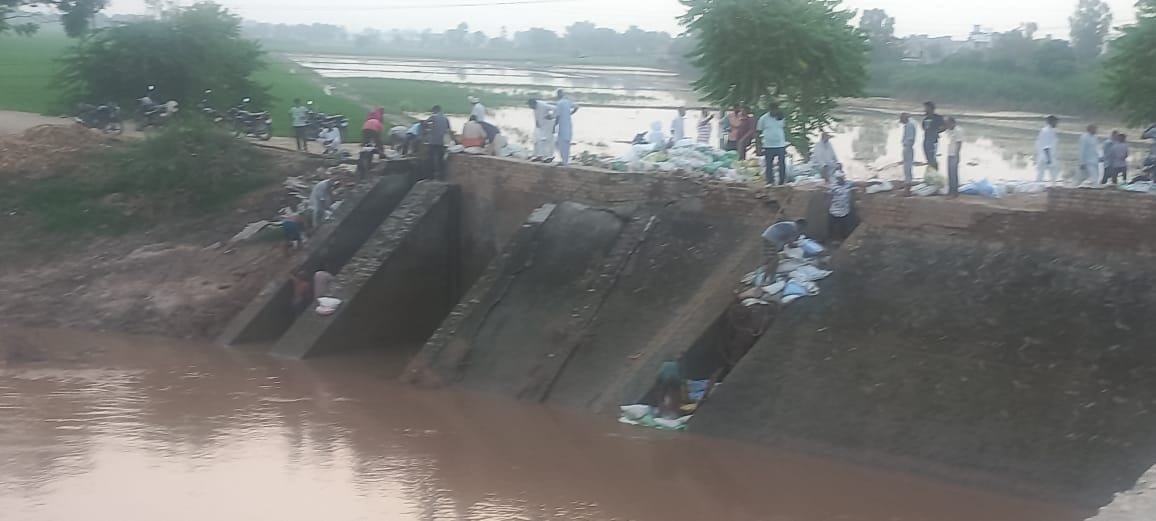 Water level started rising again in Jakhal's Rangoi, increased up to two feet