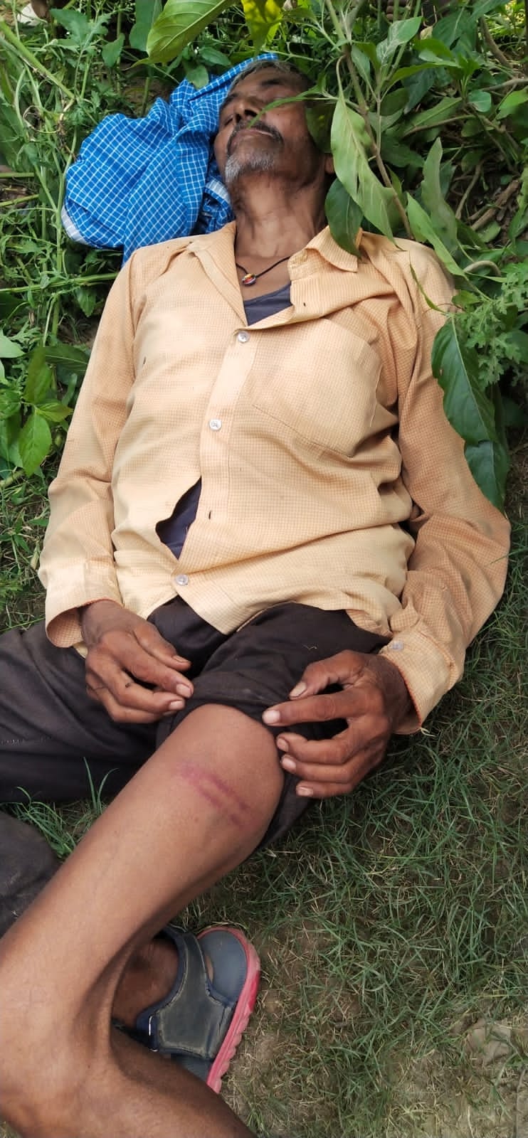 The crowd that came to rescue the accused of posting a misleading video was chased away
