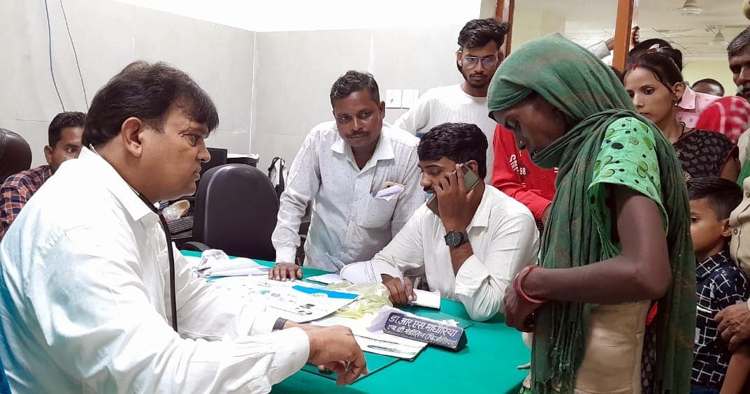Lakhimpur district hospital became without physician
