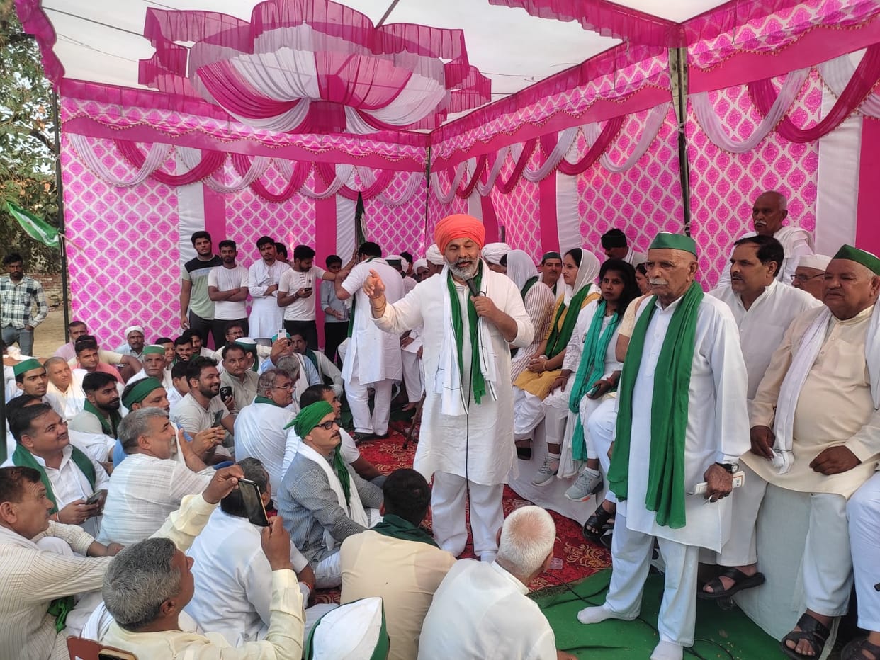 In the coming time, the temples of every village will be occupied by the BJP: Rakesh Tikait