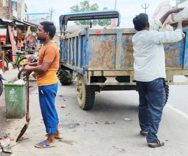 sanitation work