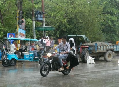 Sunlight and humidity disturbed after drizzle