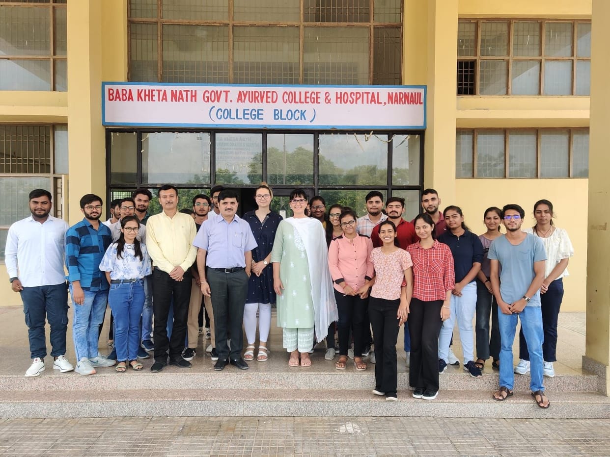 Two member team arrived from Hungary to get information about Ayurveda