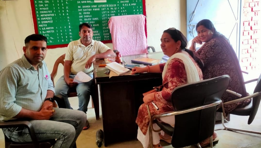 To fill the vacant seats, ITI technical staff are going from village to village making daughters aware