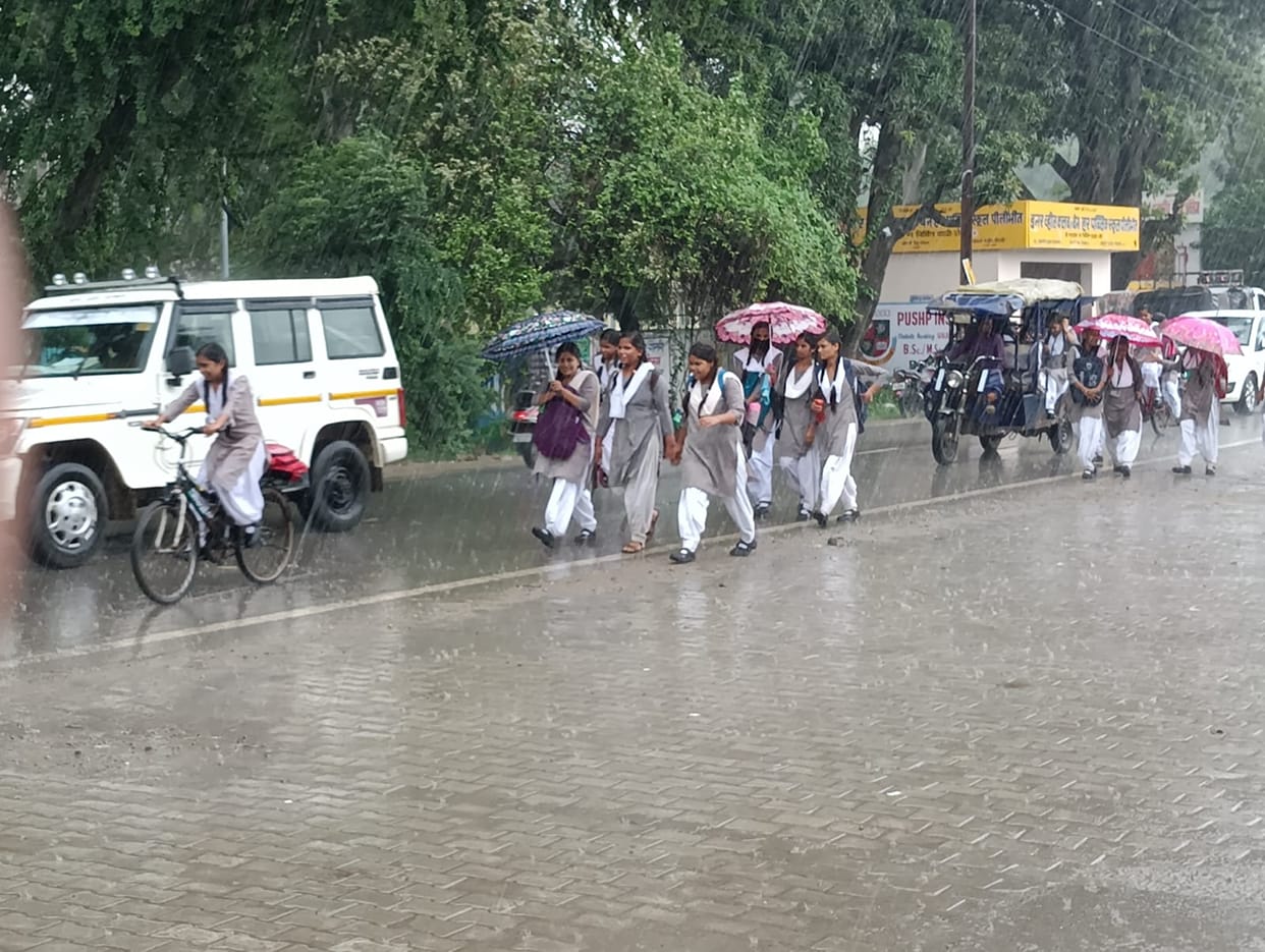 50 mm of rain in 48 hours, paddy fields filled to the brim