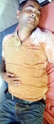 Farmer's son drank pesticide in front of Naib Tehsildar who came to attach the land