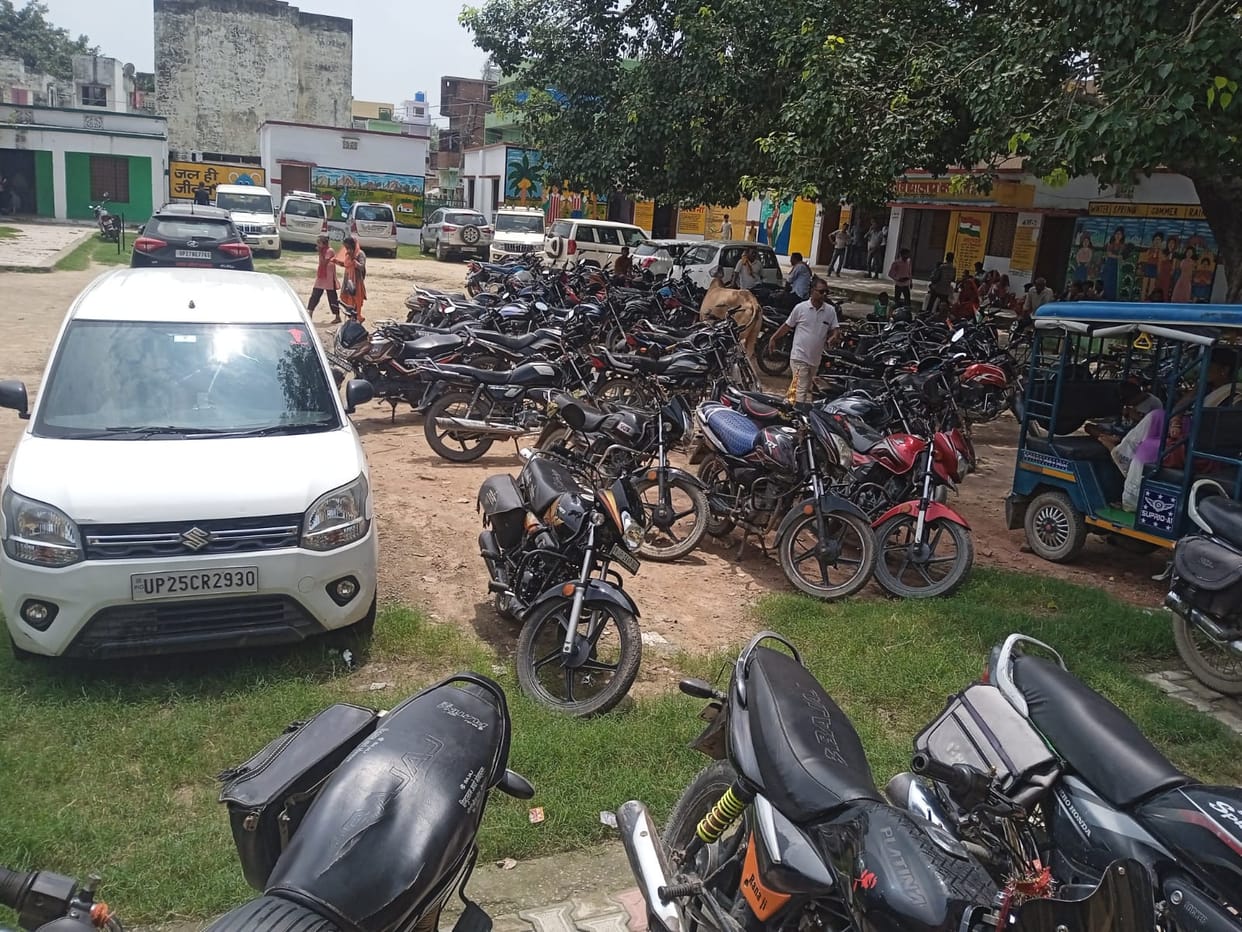 Vehicle stand made in BRC premises