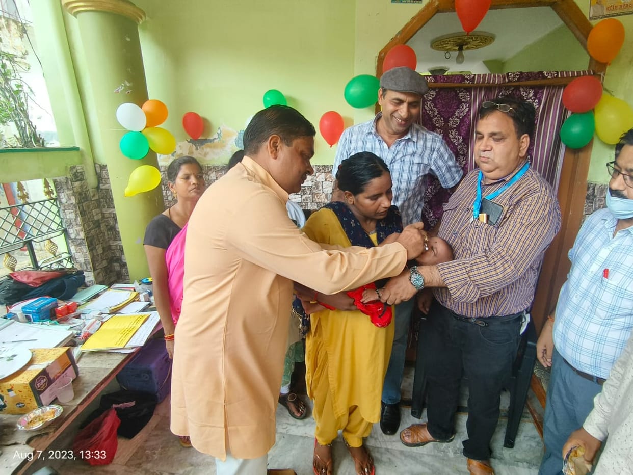 Mission Rainbow 5.0 launched in the district, children fed studio dose