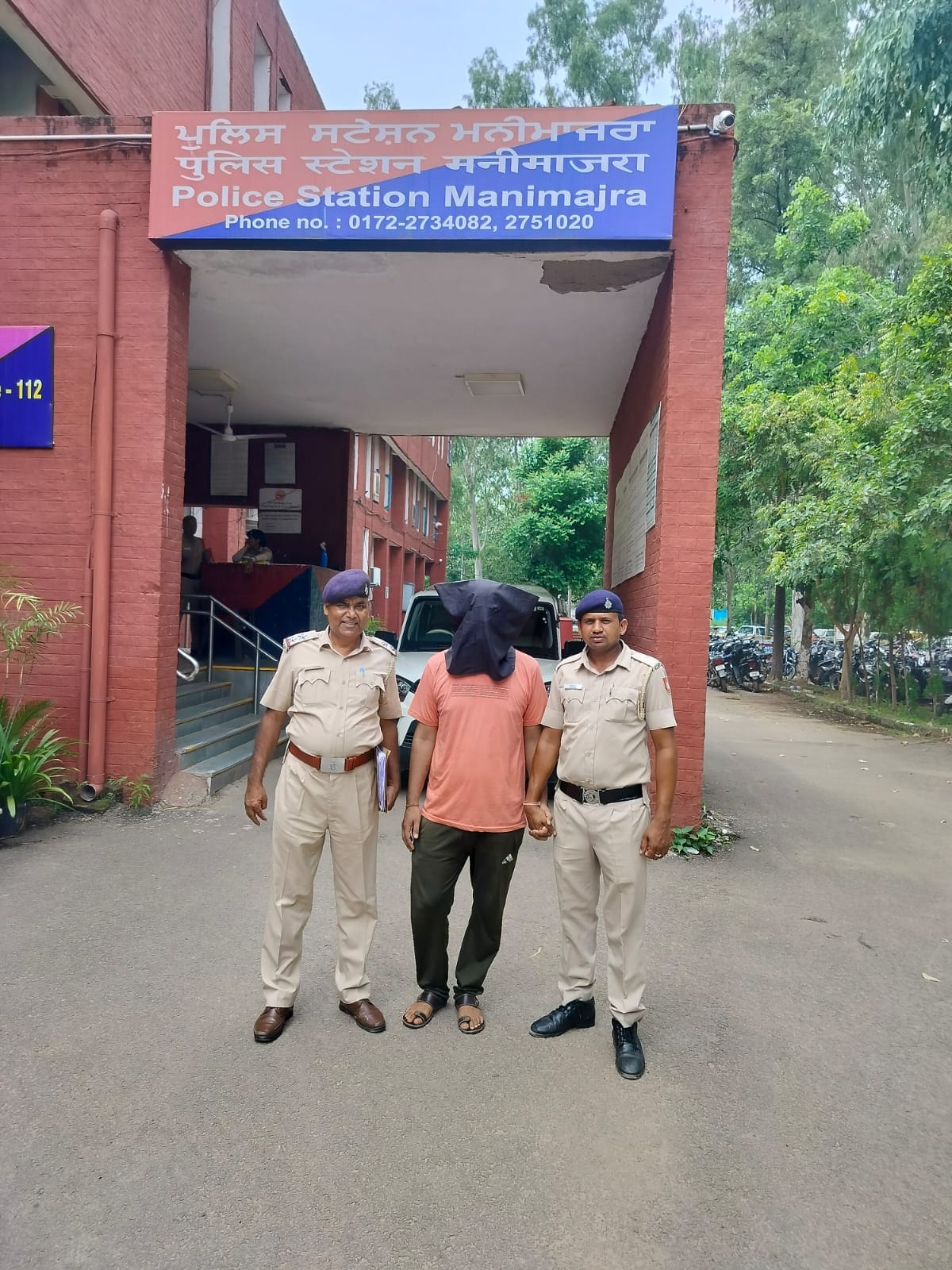 Kidnapped the son by entering the house, threatened to beat