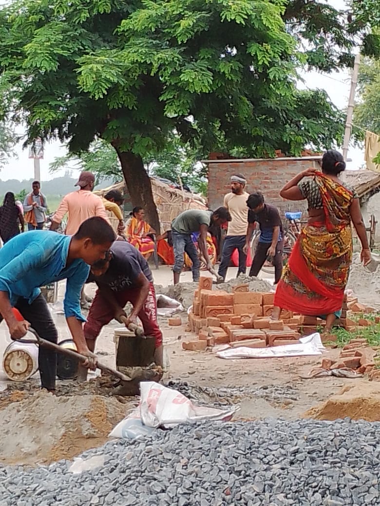 Traders accused the police of taking possession of the land