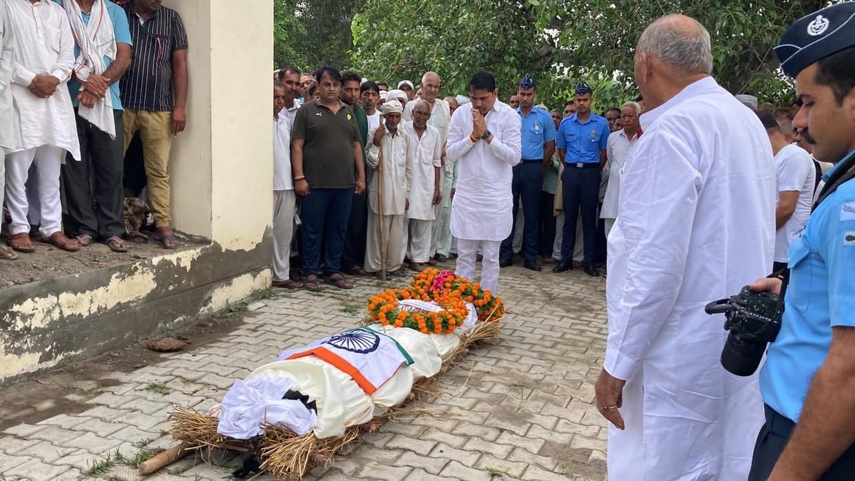 Air Force airman martyred due to bullet, could not fulfill dream of teaching sister abroad