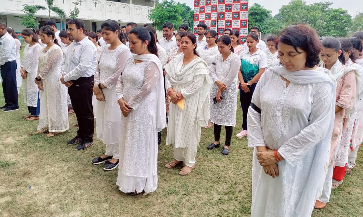 The teachers protested by closing the school