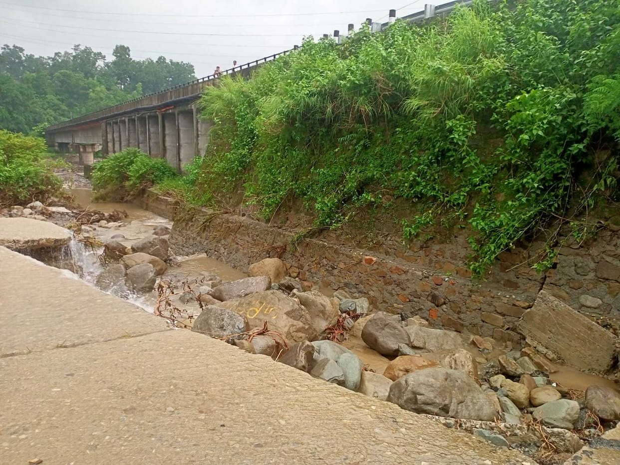 Torrential rain in Tanakpur-Banbasa