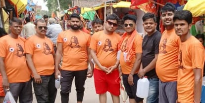 Kanwariyas took out the Kanwar Yatra