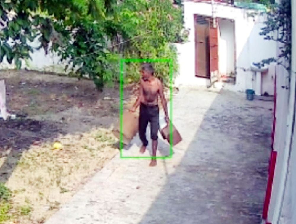 Theft from the store room of the temple, suspicious seen in CCTV