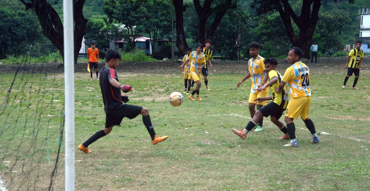 Khetbharad enters semi-finals by defeating Munsiyari 7-2