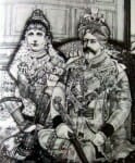 अपनी पत्नी के साथ राजा लोने सिंह फाइल फोटोे