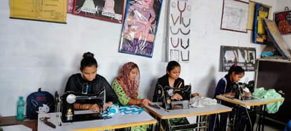 computer and tailoring training started in madrasa