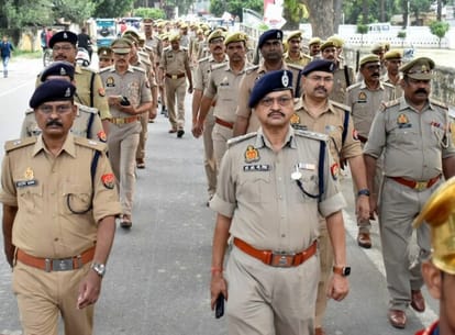 Tricolor procession taken out with PAC band in the city