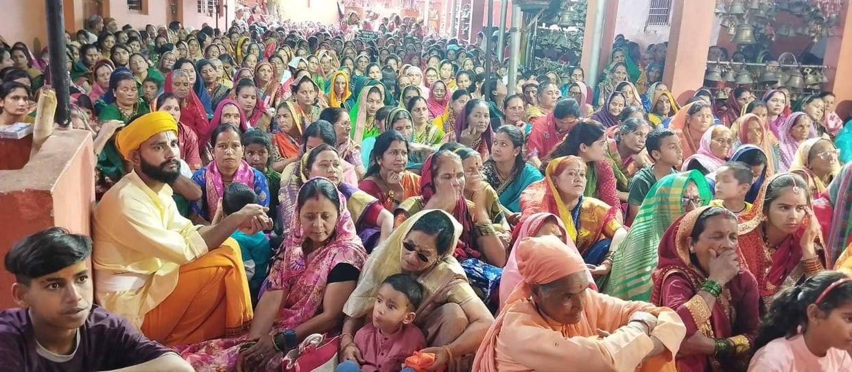 Bhagwat Katha concluded in Golju temple, Bhandara today