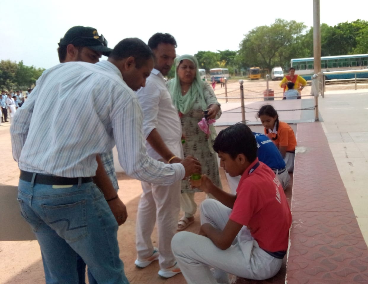 Students health deteriorated due to heat in Independence Day rehearsal
