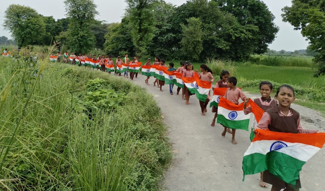 Tiranga Yatra fills children with patriotism