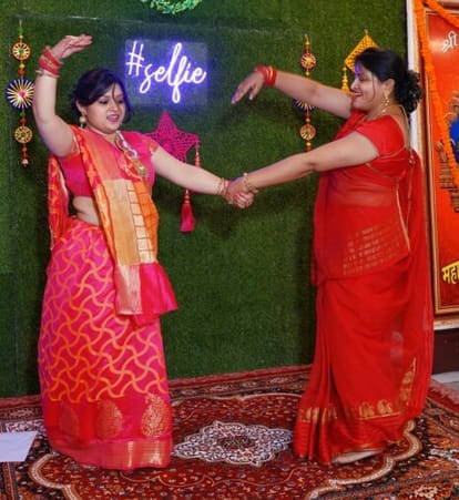 Women created a ruckus in Teej festival