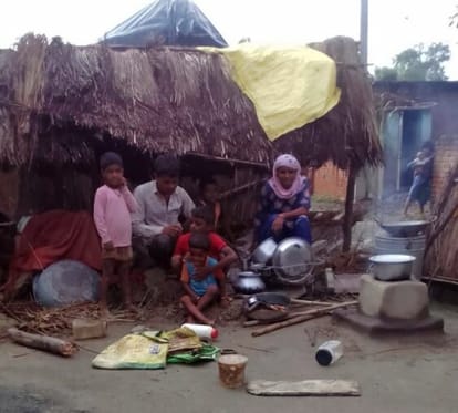 Ganga flood is again reaching the villages, the problems of the victims increased